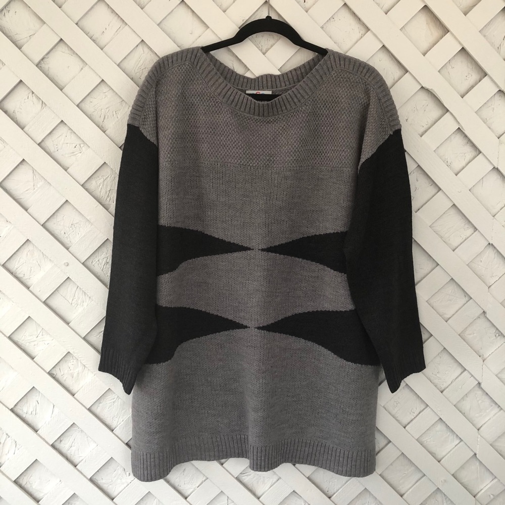 oSo Casuals Boat Neck Soft Knit Sweater 1X